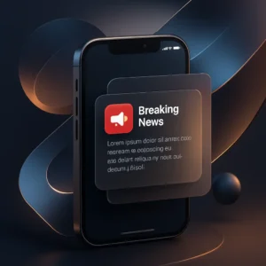 Breaking News Notification App