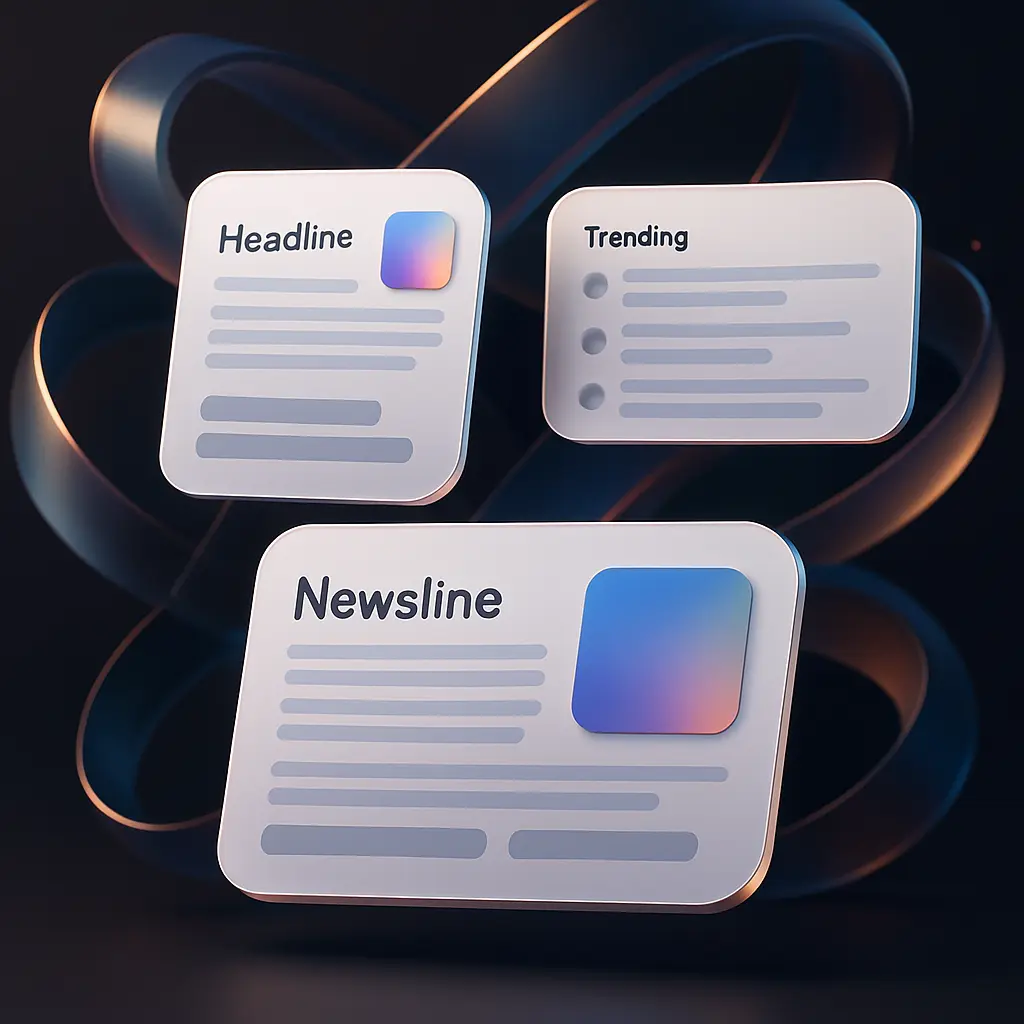 Customizable News Widgets